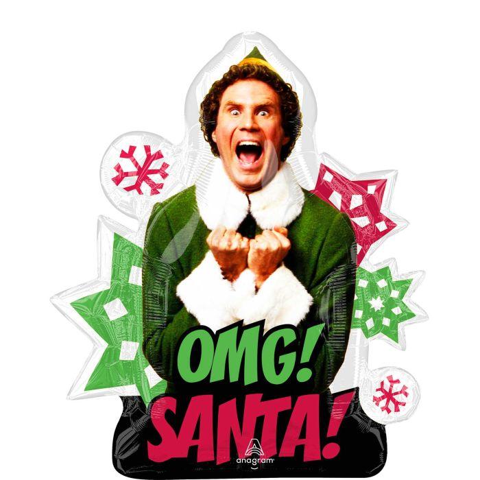 Аnagram 28" Elf Ельф . Куля фольгована новорічна — В УП, фото 1