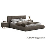 Ліжко Podium 160*200см Lounge Cappucino з механізмом та м'яким узголівьям, фото 7