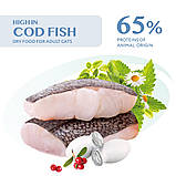 Optimeal сухий корм для дорослих котів з високим вмістом тріски 4кг, фото 2