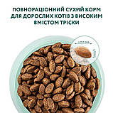 Optimeal сухий корм для дорослих котів з високим вмістом тріски 4кг, фото 4