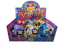 М'яч пластиковий з цукерками та сюрпризом для дівчинки та хлопчика Crazy ball, фото 2