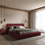 Ліжко Podium 160*200см Lounge Wine з механізмом та м'яким узголівьям, фото 6