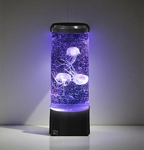 Світильник нічник «Акваріум із медузами» 35 см, LED-світильник із медузами та пультом автоматичним вимкненням USB
