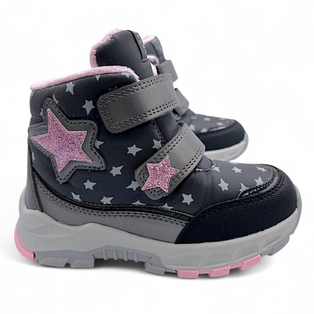 Дитячі зимові термочеревики для дівчинки American Club 27-31р, фото 1