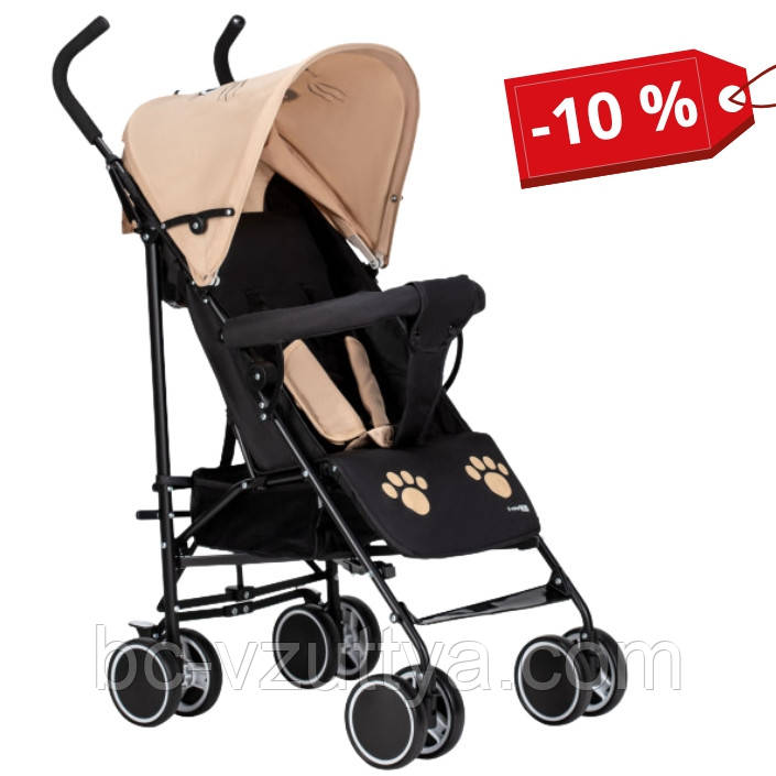 Коляска для дитини прогулянкова FreeON Simple, black - yellow, фото 1