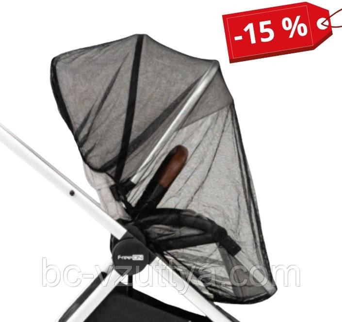 Москітна сітка для коляски FreeON, black, фото 1