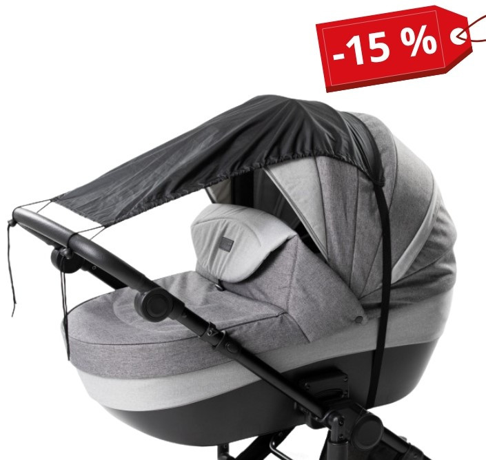 Сонцезахисний навіс для коляски FreeON, black, фото 1
