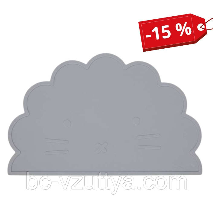 Силіконовий килимок для годування дитини FreeOn Lion, grey, фото 1