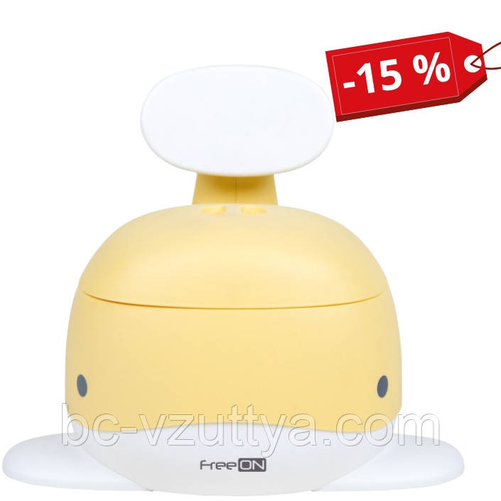 Дитячий горщик FreeON Whale, yellow, фото 1