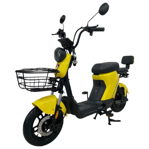 Велосипед з електромотором SPARK ADVENT 14" 48V/500W/20Ah Жовтий, фото 1