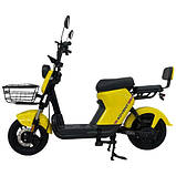 Велосипед з електромотором SPARK ADVENT 14" 48V/500W/20Ah Жовтий, фото 2