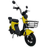 Велосипед з електромотором SPARK ADVENT 14" 48V/500W/20Ah Жовтий, фото 3