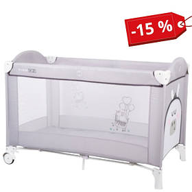 Ліжко-манеж дитяче FreeON Balloon zebra, grey