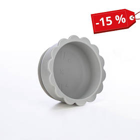 Силіконова миска дитяча FreeOn  Bear, grey