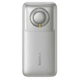 Зовнішній акумулятор Baseus Free2Pull Power Bank with Retractable Cable 20000mAh 65W Lunar gray (Сірий)