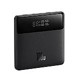 Зовнішній акумулятор Baseus Blade Power Digital Display Fast Charging Power Bank  HD Edition 20000mAh 100W Black (Чорний), фото 5