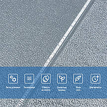 Панель 3D 700х700х4мм Срібний квадрат SW-00003257, фото 4