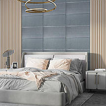 Панель 3D 700х700х4мм Срібний квадрат SW-00003257, фото 5