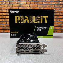 Дискретна відеокарта Palit GeForce GTX 1660 Super GamingPro OC, 6 GB GDDR6, 192-bit / DVI, HDMI, DisplayPort / Коробка /, фото 3
