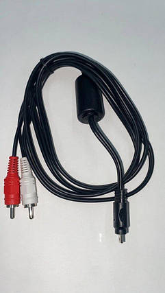 Кабель RCA - miniUSB 8pin (1.5 м, з фільтром, плоский), фото 2