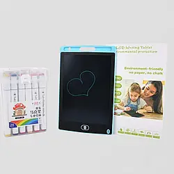 Скетч маркери 24 шт для малювання двосторонні + Планшет