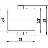 Ніпель 1/2 | НН нікельований під прокладку NN332G OPTIMUM, фото 3