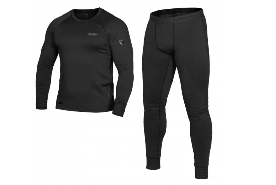 Термобілизна Camo-Tec LVL1+ ThermoGrid Vent Чорна, фото 1