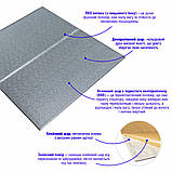 Панель 3D 680х700х4мм Срібний квадрат SW-00003257, фото 2