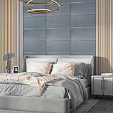 Панель 3D 680х700х4мм Срібний квадрат SW-00003257, фото 5