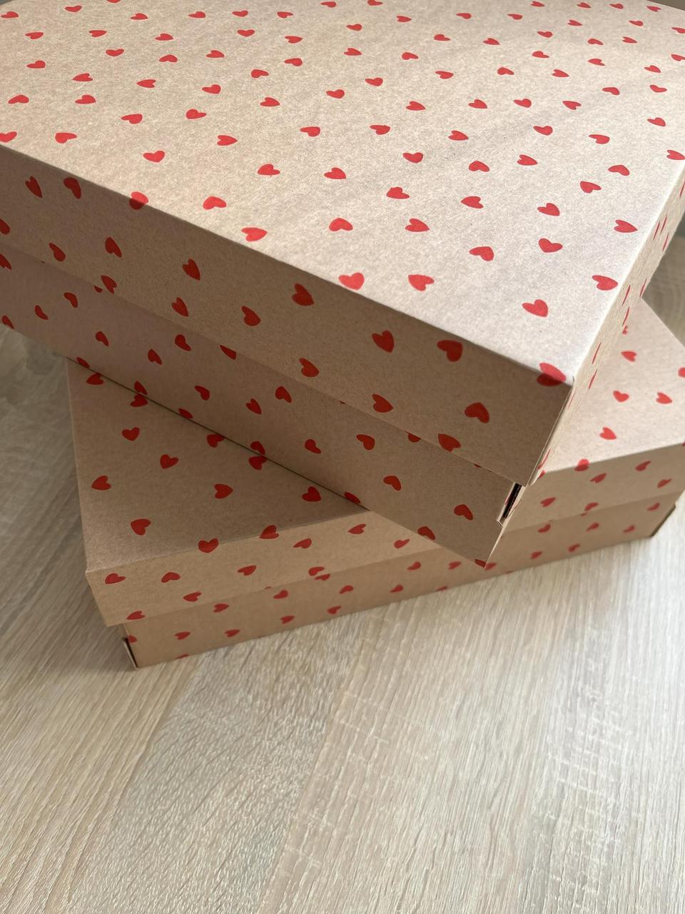 Коробка серця на крафті, фото 1