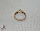 Золота Каблучка зі вставкою цирконій, фото 3