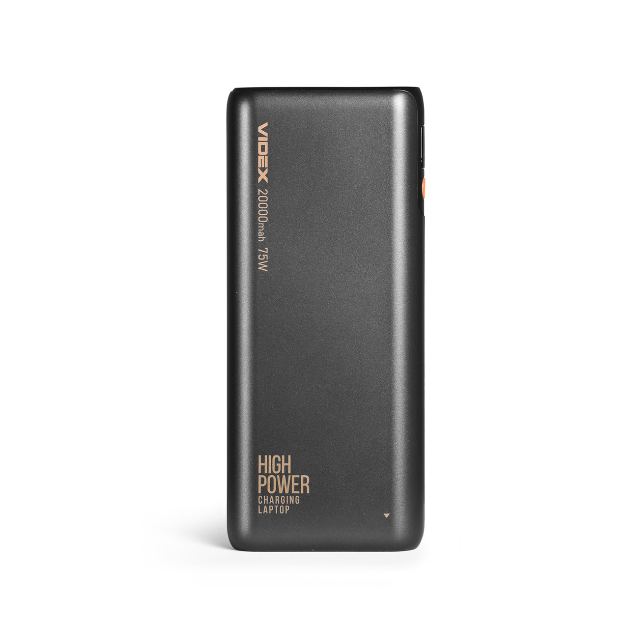 Повербанк 20000 mAh з USB-C PD70W і LED індикатором заряду, чорний