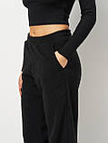 Штани жіночі теплі 25/Ж618-21 Мальта чорний S Чорний (2901000465296), фото 3