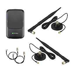 4G автомобільний комплект WiFi роутер Satell F3000 Black + 2 авто антени по 10 Дб