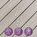 Покриття вінілове самоклеюче 3D рейки 600х600х2,8мм SW-00003244, фото 4