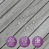 Покриття вінілове самоклеюче 3D рейки 600х600х2,8мм SW-00003247, фото 4