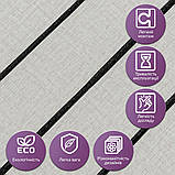 Покриття вінілове самоклеюче 3D рейки 600х600х2,8мм SW-00003242, фото 5