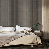 Покриття вінілове самоклеюче 3D рейки 600х600х2,8мм SW-00003245, фото 6