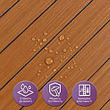 Покриття вінілове самоклеюче 3D рейки 600х600х2,8мм SW-00003246, фото 4