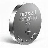 Батарейка Maxell CR2016 3V, фото 2