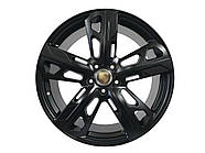 R22 Satin Black ( різноширокі ) на Porsche Cayenne 958 2010-2014 року