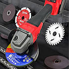 Набір 2 в 1 шліфувальна машина та гайковерт акумуляторні 36В для роботи вдома та в гаражі, фото 5