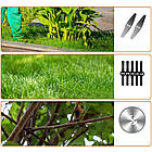 Набір акумуляторного інструменту 3в1 секатор газонокосарка міні пила для саду з двома акумуляторами 48В, фото 4