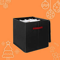 Коробка для зберігання новорічних куль М, чорний