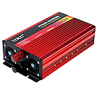 Автомобільний інвертор 2500Вт 12В AC/DC для підключення побутових приладів у поїздках та кемпінгах, фото 2