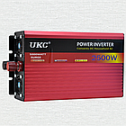 Автомобільний інвертор 2500Вт 12В AC/DC для підключення побутових приладів у поїздках та кемпінгах, фото 5