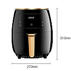 Аерофрітюрниця без олії TK09904 3200Вт 6л для здорового приготування їжі в домашніх умовах, фото 7