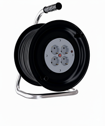 Удлинитель на катушке с заземлением 3х1,5 кв.мм 30м APRO