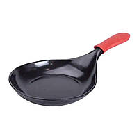 Чавунна сковорода з силіконовою ручкою Ø21 см для електричної та газової плити 0,5 л HP-1-12