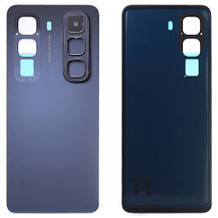 Задня кришка Infinix Hot 50 (чорна оригінал Китай зі склом камери)